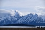 Clouds Draped Over the Tetons