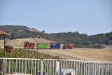 Tractor Train Up The Hill