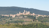 San Gimignano vue de Castello di Fulignano
