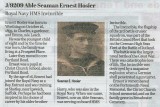 1911 - ERNEST HOSIER, J9209, A GANGES BOY WHO DIED AT JUTLAND, DETAILS WITH PHOTO ON THE IMAGE..jpg