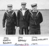 1957, APRIL - BRUCE EVANS, RODNEY 271 CLASS. E. JTO MARTIN BOLAND, JTO BRADLEY, JTO DAVE MALLETT..jpg