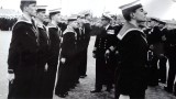 1963 - FRANK SWANNACK, RODNEY, 15 MESS, BEING INSPECTED BY CAPT. PLAICE V.C..jpg