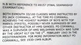 1959, 17TH MARCH - JOHN CHALLIS, EXMOUTH, 46 MESS, 160 CLASS, CONFIRMATION OF JACK CORNWALL'S STERLING WORK..jpg