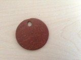 MICHAEL CRAMP - MY DOG TAG. SOME HAVE METAL ONES FROM FALKLANDS. OTHERS STILL HAVE THEIR AGR..jpg