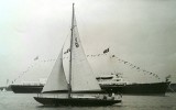 NO DATE - COLIN SCHIRALDI, SEA FEATHER, DO LT. CAR. COBB WITH HIS WIFE AND ME AS CREW..jpg