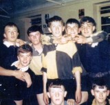 1967, 10TH JANUARY - PETER McCORMACK, 90 RECR., PIRT, ME, PEARY, BARTLETT, BOTTOM SCOTTY, TOP ANNICOTT, LAZENBY, HERON.