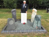 1946, 10TH SEPTEMBER - ROLAND DRAKE, AT THE GANGES MEMORIAL IN THE N.M.A.