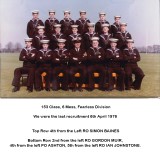 Fearless 153 Class 6 mess 1976, 6TH APRIL - FEARLESS DIVISION, 6 MESS, 153 CLASS, SOME NAMES BELOW IMAGE..jpg