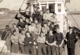 1958, 10TH JUNE - DAVE PARRY, 14 RECR., HAWKE, 47 MESS, 242 CLASS, PO TEL, ANSTEY, MFV TRIP, I AM IN THE WHEELHOUSE.jpg