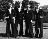 1958, 10TH JUNE - DAVE PARRY, 14 RECR., HAWKE, 47 MESS, 242 CLASS, PO TEL, ANSTEY, MYSELF, MICK FOULDS, KEN RYAN AND DAVE MAHY