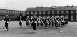 POST WW II - THE BAND, NOTE TWO DRUM MAJORS.jpg
