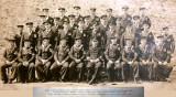1922 - HMS GANGES INSTRUCTORS, NAMES BELOW IMAGE.