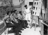 1952, 1ST SEPTEMBER - GUS BORG, FAMILIARISATION LECTURE, TAKEN IN MALTA.jpg