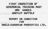 1980, 2OTH MARCH - DICKIE DOYLE, INSPECTION OF THE MAST, FIRST REPORT ON ITS CONDITION, PAGE 1..jpg