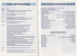 1996, 20TH APRIL - JIM WORLDING, SOUVENIR PROGRAMME FOR COMMEMORATIVE CEREMONY, C..jpg