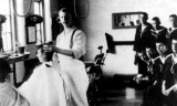 1920s - DICKIE DOYLE, A DEMONSTRATION IN THE BARBER'S SHOP.jpg