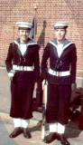 1972, 27TH NOVEMBER - GEORGE REEKIE, 40 RECR., ANSON, 23 MESS, LCW, WITH JAMES CUNNINGHAM TWIN BROTHER OF JOHN CUNNINGHAM