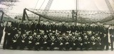 1952-53 - DAVID PERCIVAL, ALL THE BOY COSWAINS, 3RD FROM RIGHT RUSHBROOK, 8TH FROM RIGHT ROLLY KEATING, 13TH FROM RIGHT ENTIKNAP