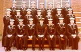 1976, 6TH JANUARY - PATRICK CHINN, RESOLUTION, POSSIBLY 21 RECR. OR CLASS, THE CHAP WITH THE BEARD IS NAMED FLETCHER AND WAS AGE