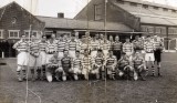1957 - DAVID GARDNER, COLLINGWOOD, 44 MESS, 58 CLASS, GANGES BOYS RUGBY TEAM V SHIP'S COMPANY, P..jpg