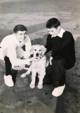 1965 - DENIS HESKETT, COLLINGWOOD, CLASSES 244-245, PO JONES AND YEO. MORRIS, THE SUB. D.O.s DOG, LAD NAMED TAFFY IS ON THE LEF
