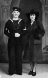 1934, 7TH MARCH - ALEXANDER ROBERTSON, COLLINGWOOD, 213-214 CLASSES, ON HIS WEDDING DAY NOVEMBER 1940 AFTER BECOMING A TAG, A