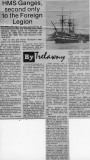 1990, 27TH FEBRUARY - DICKIE DOYLE, GANGES, AFLOAT AND ASHORE, FROM A NEWSPARER 'THE LEADER'.jpg