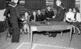 1954, JANUARY - MIKE MARGARY, ANSON DIVISION, 372 CLASS. BADGE BOYS DANCE, CENTER PO BOY MIKE MARGARY.jpg