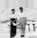 1952, 1ST SEPTEMBER - GUS BORG, ON 4 HOURS LEAVING BEFORE FLYING TO THE U.K..jpg