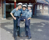 1972, 30TH MAY - PHILIP DAWSON, 34 RECR., DRAKE, 9 MESS, UNKNOWN JUNIORS IN THE LONG COVERED WAY.jpg