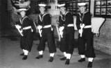 1965, 24TH MAY - BOB BEACOCK, HAWKE DIVISION, WITH DANNY STREATHER, BRIS WATTS AND TOM GRIFFITHS.jpg