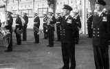 1950 - MAXIE BEARE RM, BAND IN NELSON HALL.jpg