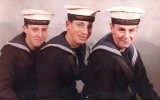 1971 - JOHN TRUNDLE, 27 RECR.,FROBISHER, LEFT HE WAS FROM GATWICK, CENTRE MYSELF, RIGHT 'FRED'.jpg