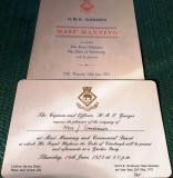1973, 14TH JUNE - JOHN TOMLINSON, I WAS DIVISIONAL OFFICER OF LEANDER, MY WIFE DID THE FLORAL ARRANGEMENTS FOR THE DIAS
