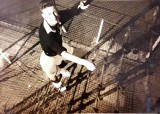 1960, 9TH FEBRUARY - CLIFF GATHERCOLE, UP THE MAST JUST BELOW THE FUTTOCK RIGGING.jpg