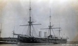 UNDATED - HMS GANGES II, MOORED IN HARWICH HARBOUR.jpg