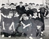 1961, 10TH OCTOBER - KEITH BRILL, 44 RECR., DRAKE, 39 CLASS OR MESS, CUTTERS CREW, NAMES BELOW.jpg
