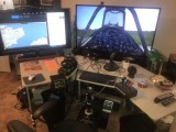 Clamp-on Gear Falcon Trim Box in virtual cockpit