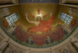 Christ in Majesty, mosaic behind the altar 
