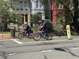 DC police following the protesters