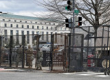 Dirksen Senate Office Building behind bars