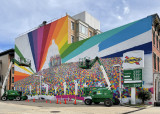 Mural in progress