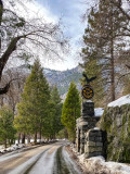 The Ahwahnee Hotel drive entrance