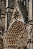 Bourges: Saint-Étienne cathedral, frontal view.