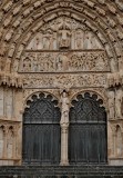 Bourges: Saint-Étienne cathedral, frontal view.