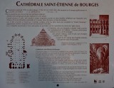 Bourges: Saint-Étienne cathedral, interior; some explanation (click on original below for easy reading).