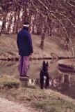 Le canal du Midi, Michel et Andia (photo from slide; circa 1987-1997).