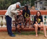 A.R. Leo and the girls. 