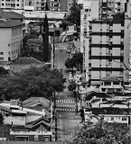 Florianpolis downtown; seen from Monte Serrat square.