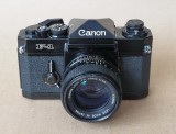 The Canon F1; this one was released in 1976; it is very similar to the first version of 1971.  